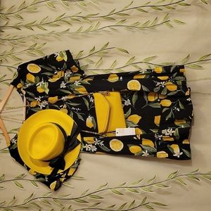 Mlle Gabrielle Lemon Summer Dress